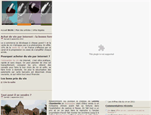 Tablet Screenshot of blog.vigne-online.fr